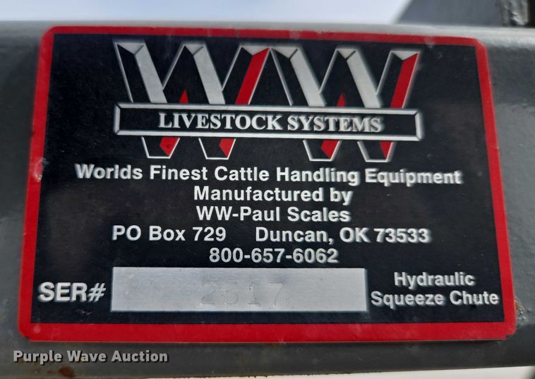 image for item EN3780 WW Livestock Systems livestock chute