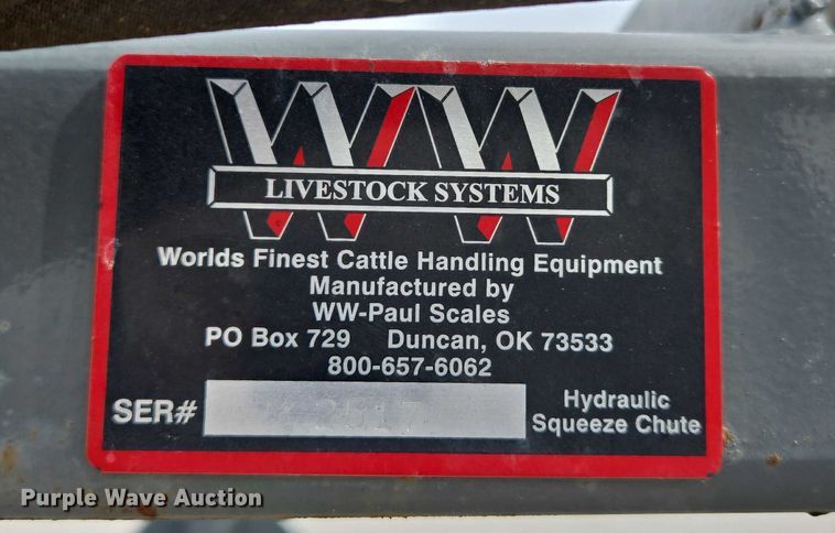 image for item EN3780 WW Livestock Systems livestock chute