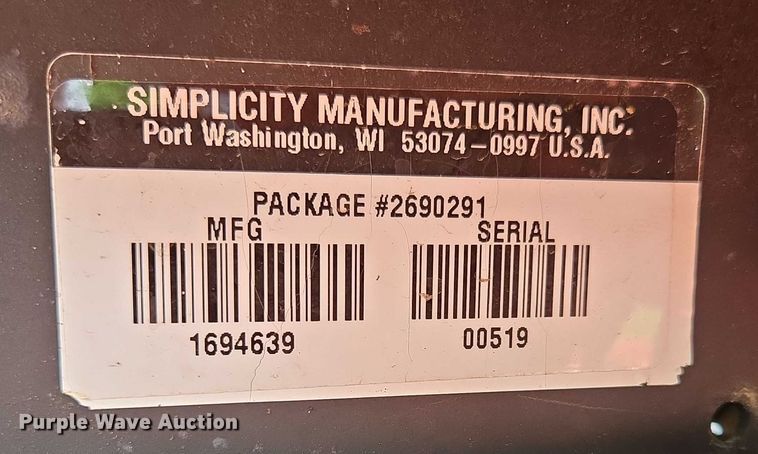 image for item EN3787 Simplicity Legacy XL lawn mower