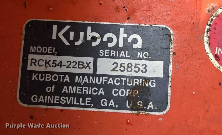 image for item EN3789 Kubota BX1830D lawn tractor