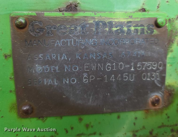 image for item EO0937 Great Plains no-till grain drill