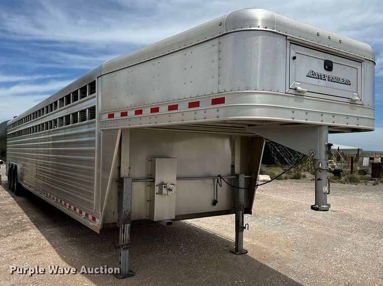 image for item EQ4759 2023 Elite Trailer livestock trailer