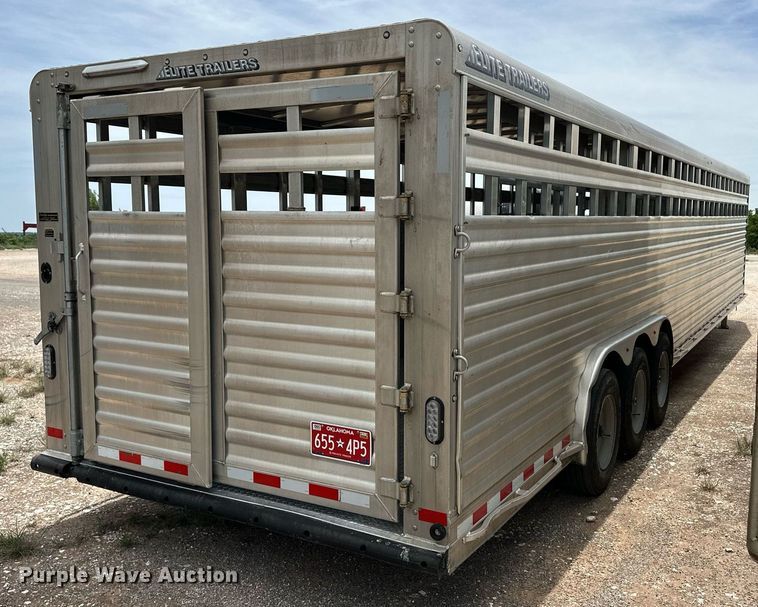image for item EQ4759 2023 Elite Trailer livestock trailer