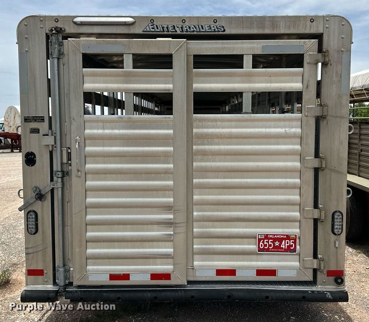image for item EQ4759 2023 Elite Trailer livestock trailer