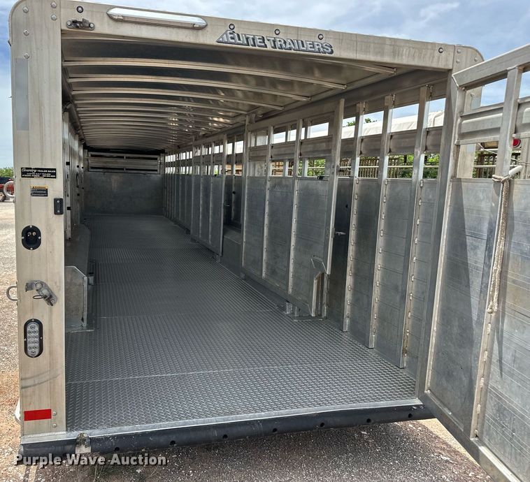 image for item EQ4759 2023 Elite Trailer livestock trailer