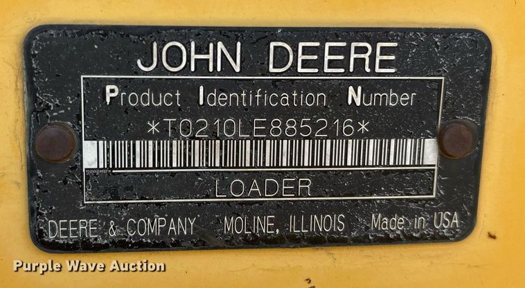image for item ND9725 2006 John Deere 210LE landscape tractor