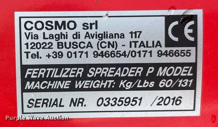 image for item ND9745 2016 Cosmo P Model spreader