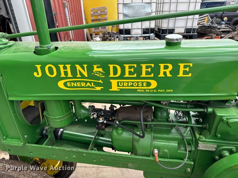 image for item NE9834 1936 John Deere B Tractor