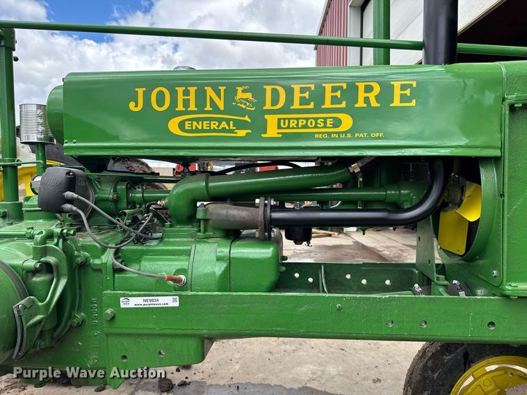 image for item NE9834 1936 John Deere B Tractor