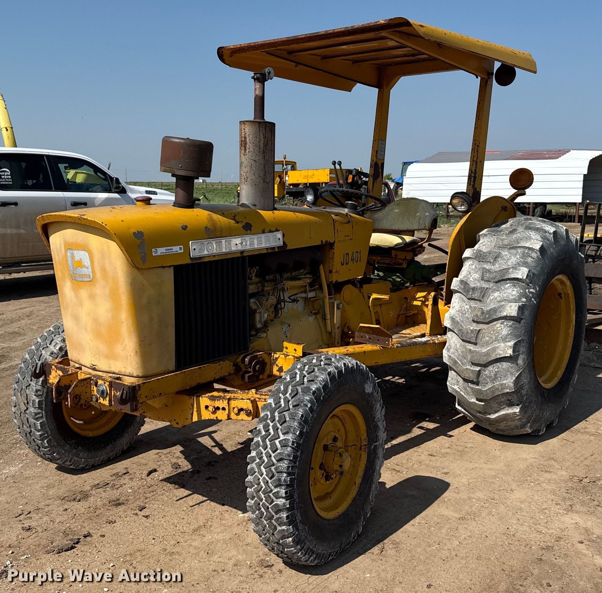 1973 John Deere 401Y tractor in Plains, KS | Item DZ8483 for