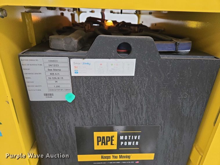 image for item EC1024 2023 Hyster E35HSD3-18 forklift