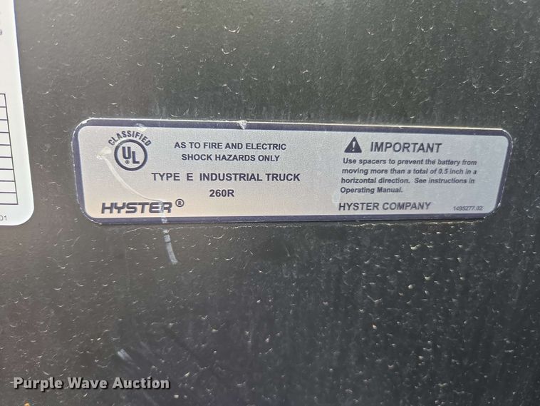 image for item EL6029 2023 Hyster N45ZR3-16.25 reach truck