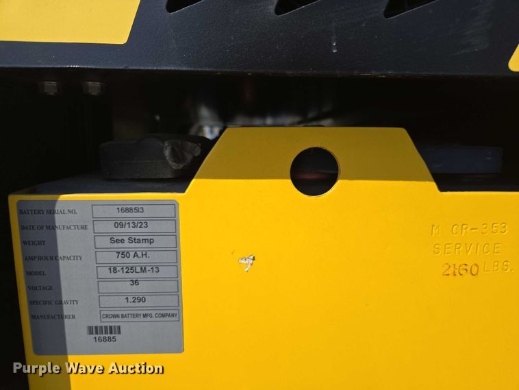 image for item EL6032 2023 Hyster N45ZR3-16.25 reach truck