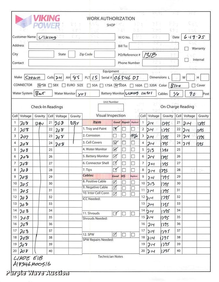 image for item ND9800 2023 Linde E18 forklift