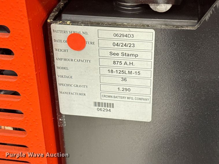 image for item ND9829 2023 Linde E18S forklift