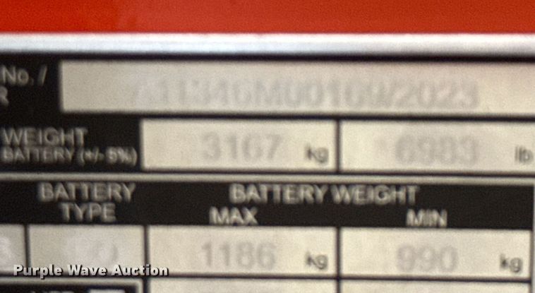 image for item ND9829 2023 Linde E18S forklift