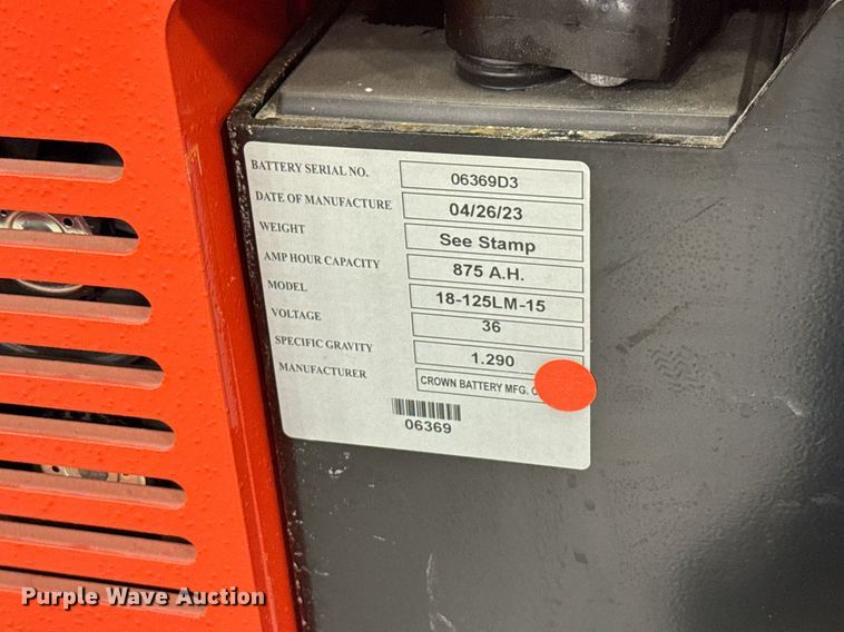 image for item ND9830 2023 Linde E18S forklift