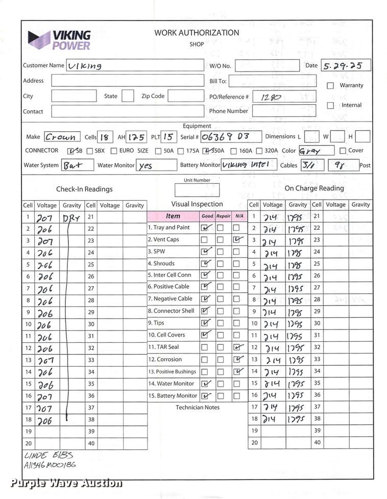 image for item ND9830 2023 Linde E18S forklift