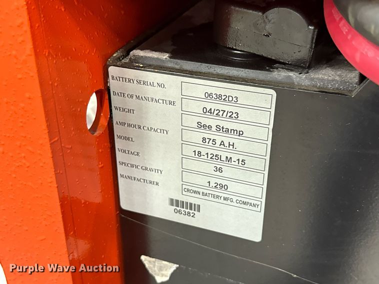 image for item ND9832 2023 Linde E18S forklift