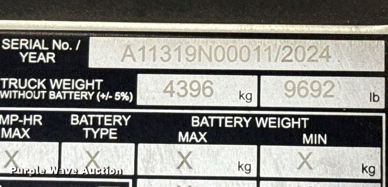 image for item ND9833 2024 Linde HT25CT forklift