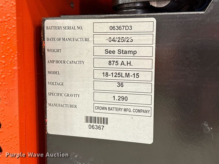 image for item ND9844 2023 Linde E18S forklift