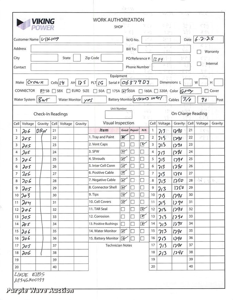 image for item ND9845 2023 Linde E18S forklift