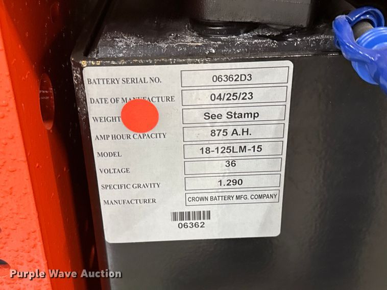 image for item ND9847 2023 Linde E18S forklift