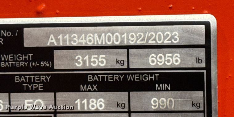 image for item ND9847 2023 Linde E18S forklift