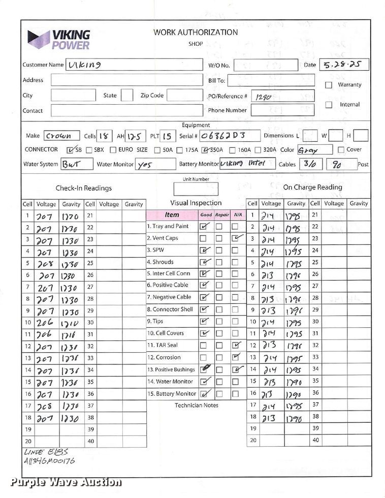 image for item ND9847 2023 Linde E18S forklift