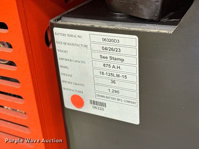 image for item ND9852 2023 Linde E18S forklift