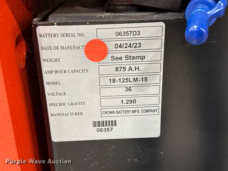 image for item ND9855 2023 Linde E18S forklift