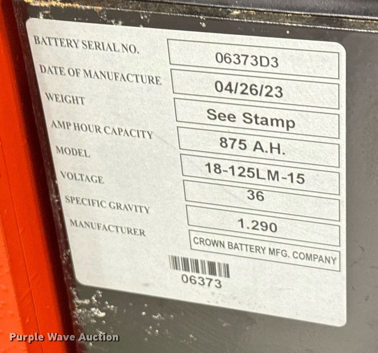 image for item ND9858 2023 Linde E18S forklift