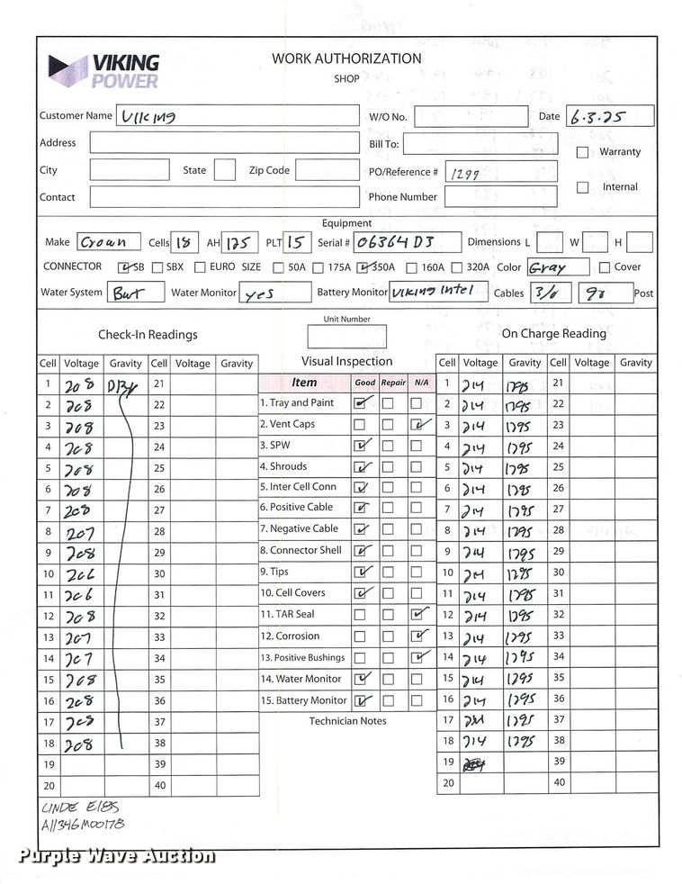 image for item ND9859 2023 Linde E18S forklift