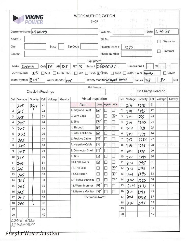 image for item ND9862 2023 Linde E18S forklift