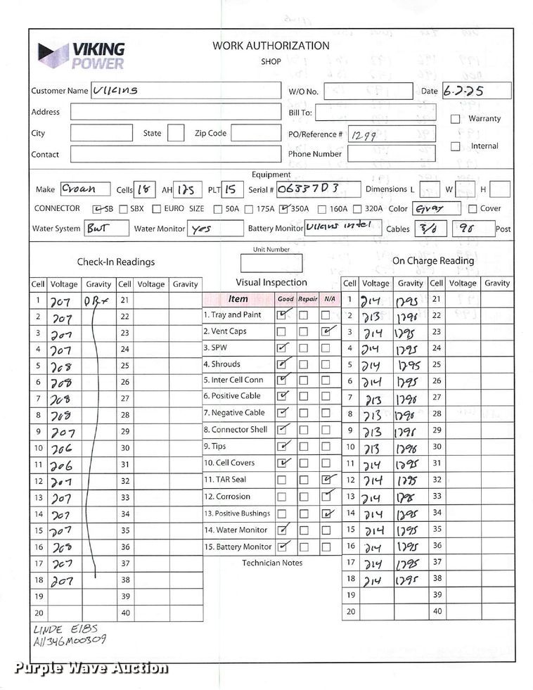 image for item ND9864 2023 Linde E18S forklift