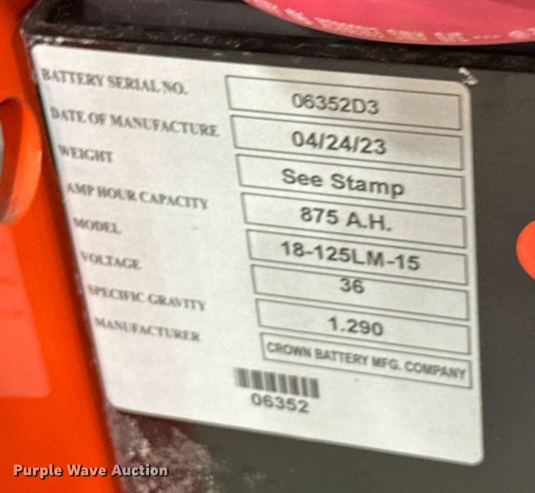 image for item ND9866 2023 Linde E18S forklift