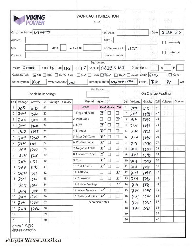 image for item ND9870 2023 Linde E18S forklift