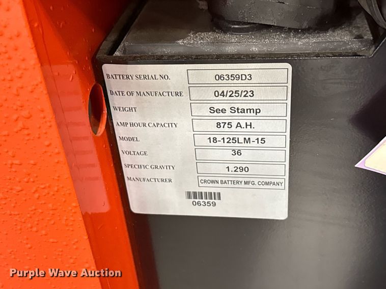 image for item ND9874 2023 Linde E18S forklift