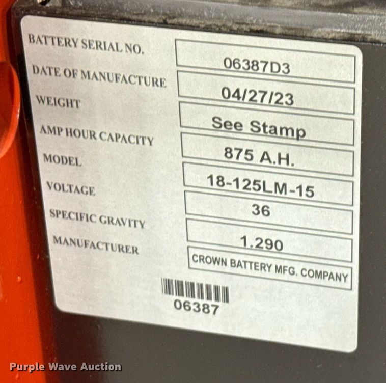 image for item ND9879 2023 Linde E18S forklift