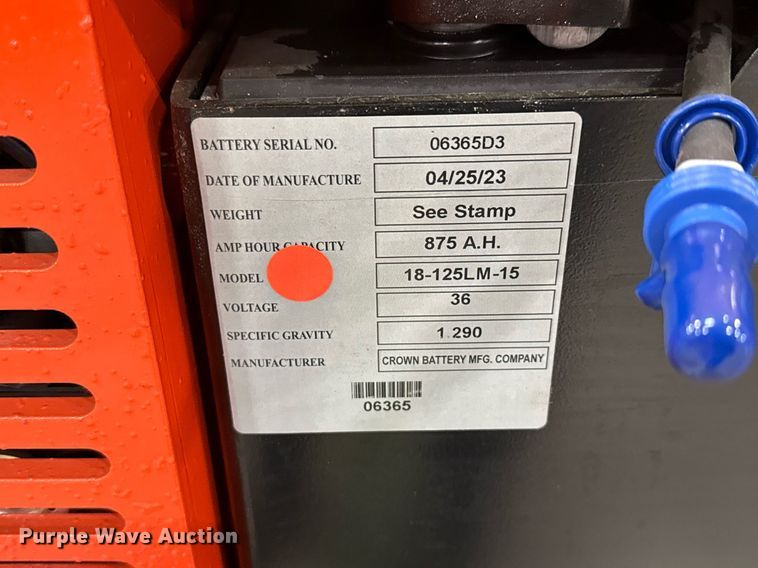 image for item ND9885 2023 Linde E18S forklift