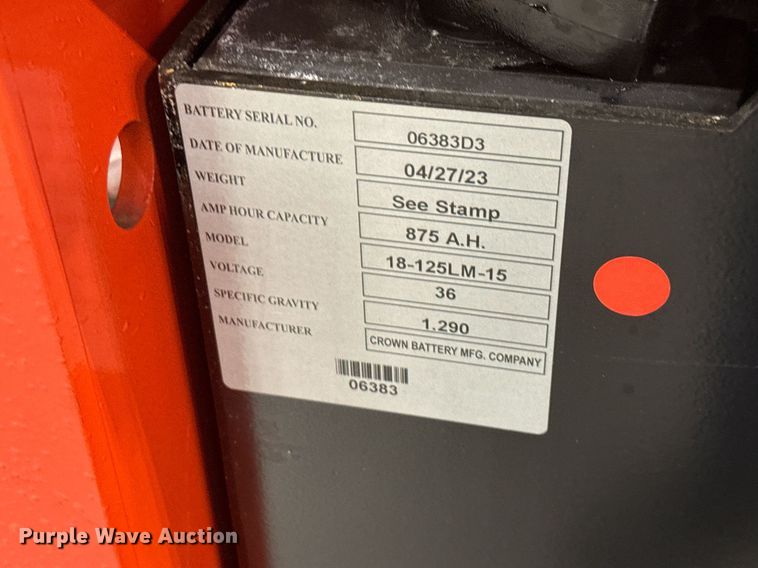 image for item ND9886 2023 Linde E18S forklift