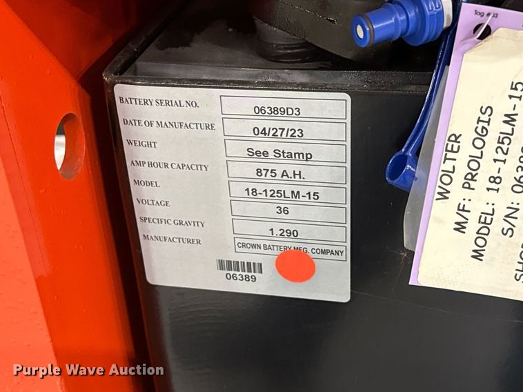 image for item ND9887 2023 Linde E18S forklift