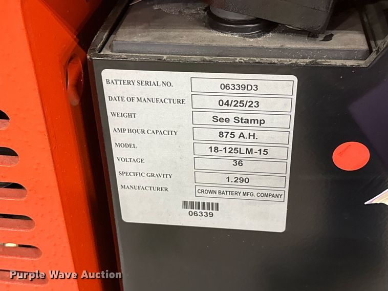 image for item ND9888 2023 Linde E18S forklift