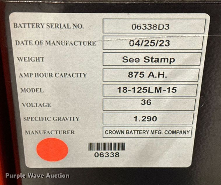 image for item ND9891 2023 Linde E18S forklift