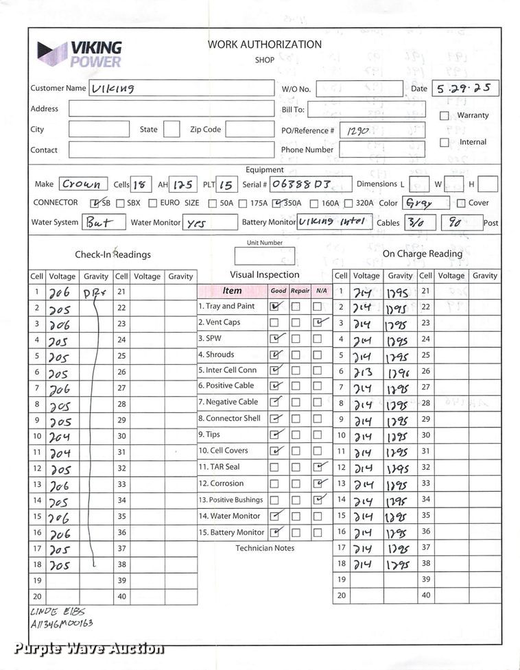 image for item ND9893 2023 Linde E18S forklift