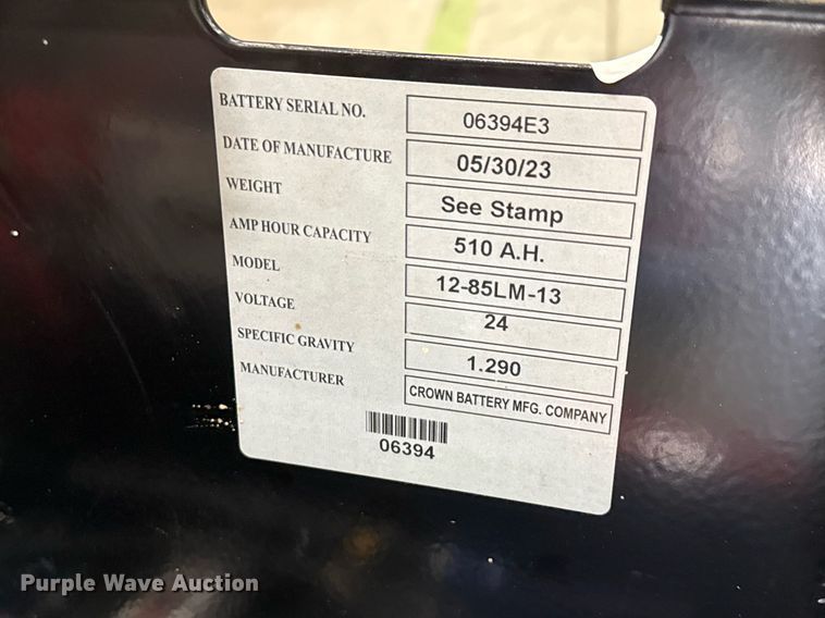 image for item ND9910 2023 Linde EWR30 pallet jack