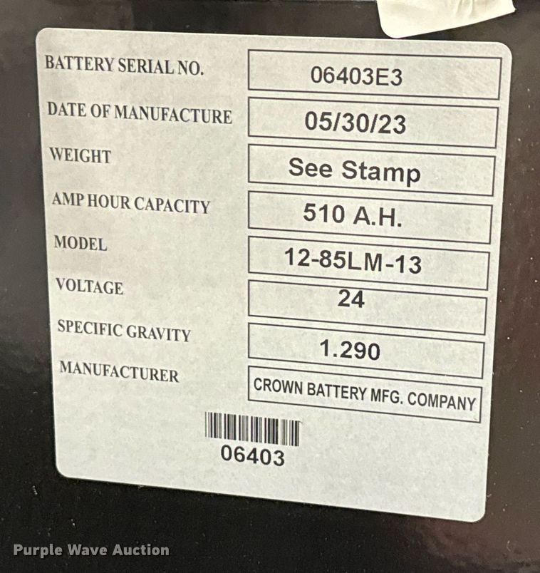 image for item ND9911 2023 Linde EWR30 pallet jack