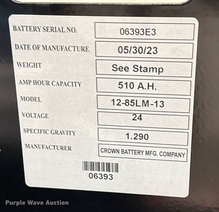 image for item ND9914 2023 Linde EWR30 pallet jack