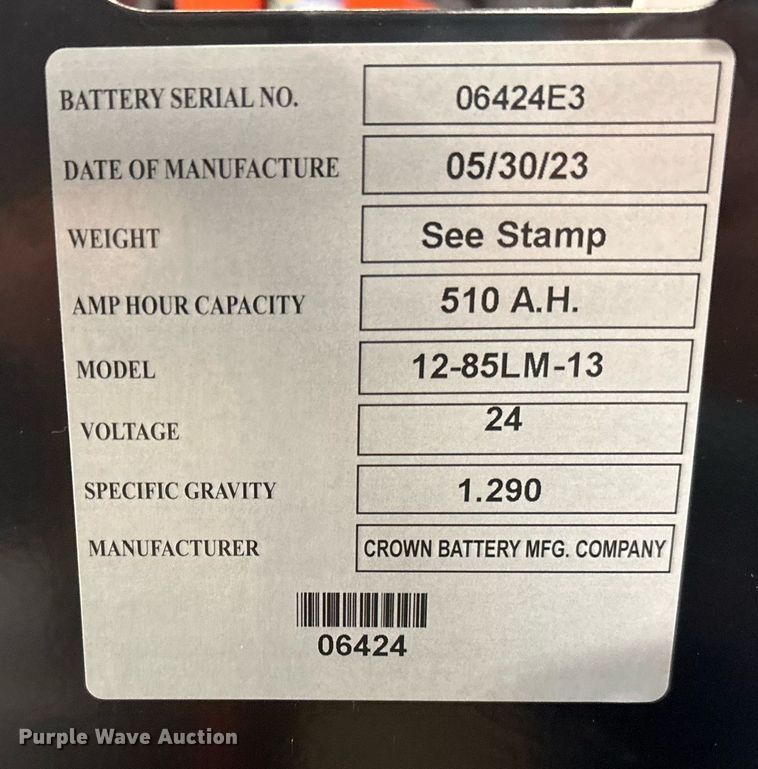 image for item ND9923 2023 Linde EWR40 pallet jack