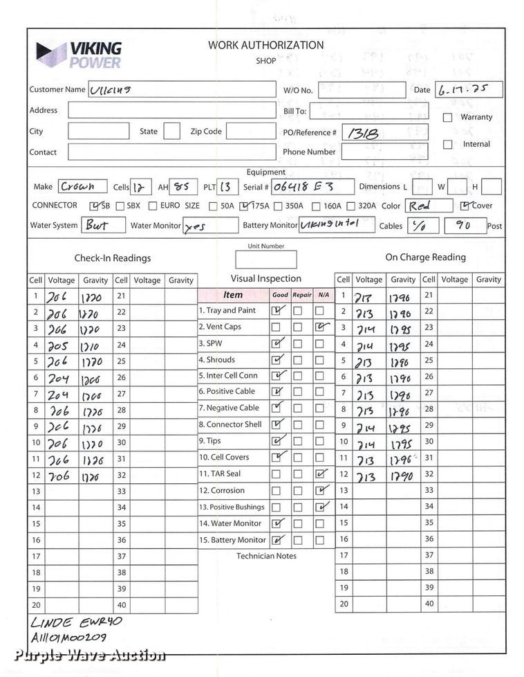image for item ND9934 2023 Linde EWR40 pallet jack